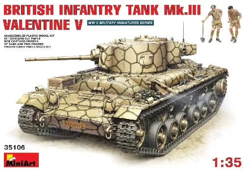 MiniArt - Brit. Infant. Panzer Mk.3 Valentine Mk.5